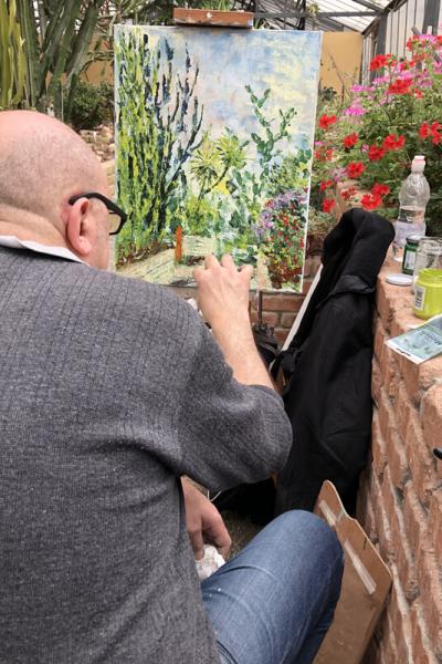 2017  Estemp. Pittura Giardino Botanico di Alessandria
