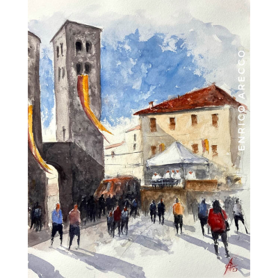 2023  Estemp. Pitt. MONASTERO BORMIDA - AT (Plein Air)