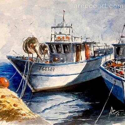 2025 Barche ad Arenzano cm.42X30