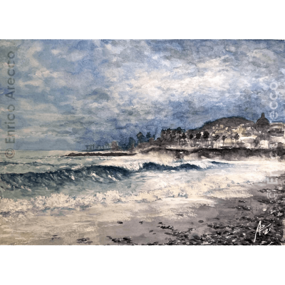 La spiaggia di Multedo